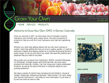 Tablet Screenshot of growyourowndenver.com